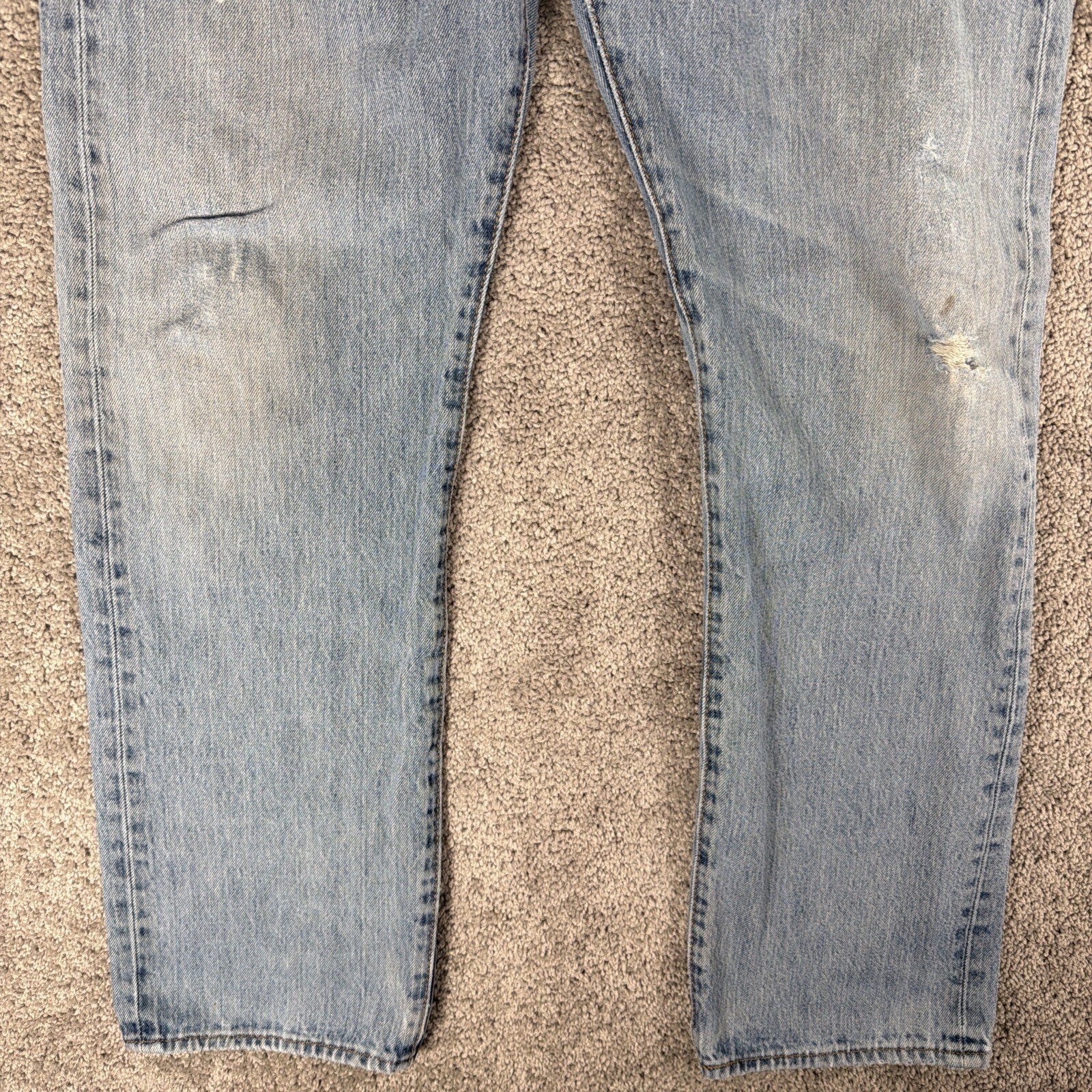 Levis 501 XX Jeans Men 36x32 (Fit 34x30) Faded STF Denim Distressed Straight Leg thumbnail 4