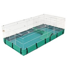 MidWest Homes for Pets Guinea Habitat Plus Cage, Includes Divider Panel and H...