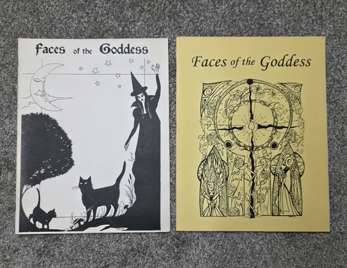Faces of the Goddess Lot of 2 Publications Vintage 2003 LaTigre Press Wicca...
