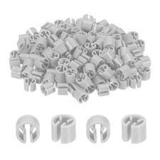 150pcs Clothes Hanger Marker Blank Rod for Garment Color Coding Beige