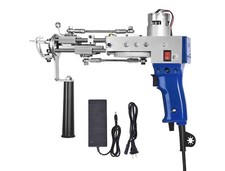 TUFT-GUN KIT Blue Electric Rug Tufting Gun Kit Machine with Adapter