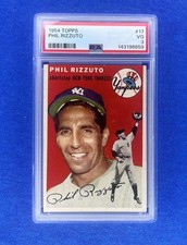 Phil Rizzuto 1954 Topps PSA 3 #17 New York Yankees