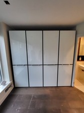 NOLTE German Fitted Wardrobe 238x222x63cm High Gloss White Bedroom UK Collection