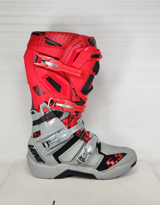 11 MEN - Leatt 5.5 FlexLock Enduro JW22 - Red / Gray - Moto X / Enduro / Offroad
