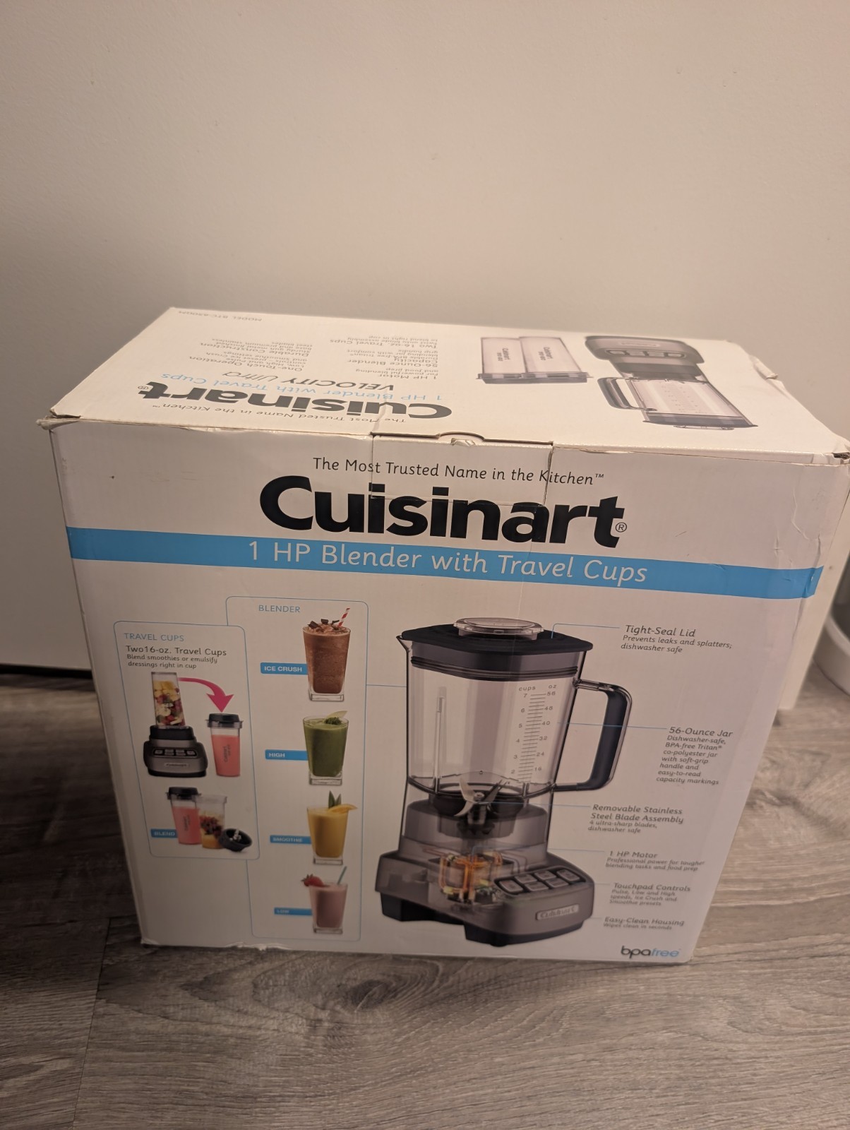 Cuisinart Velocity Ultra Trio Blender/Food Processor/Travel 