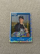 Chris Coghlan 2007 Bowman Chrome Xfractor Auto Autograph #89/225