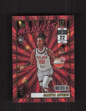 2025 Donruss WNBA #5 Saniya Rivers Net Marvels Red Holo Laser #/25 RC