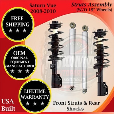 Gabriel OEM Front Struts & Rear Shocks For 2008-2010 Saturn Vue 9 Year Warranty
