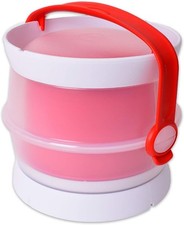 Reisefutternapf 3 in 1, 1 Aufebwahreungsbehälter 1,5L, 2 Näpfe