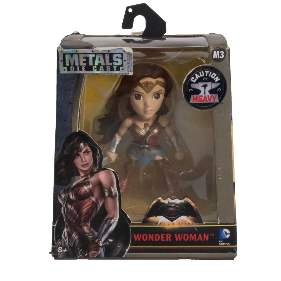 Wonder Woman Metals Die Cast M3 2015 Jada Batman v Superman Película DC Comic Foto 2 de 4