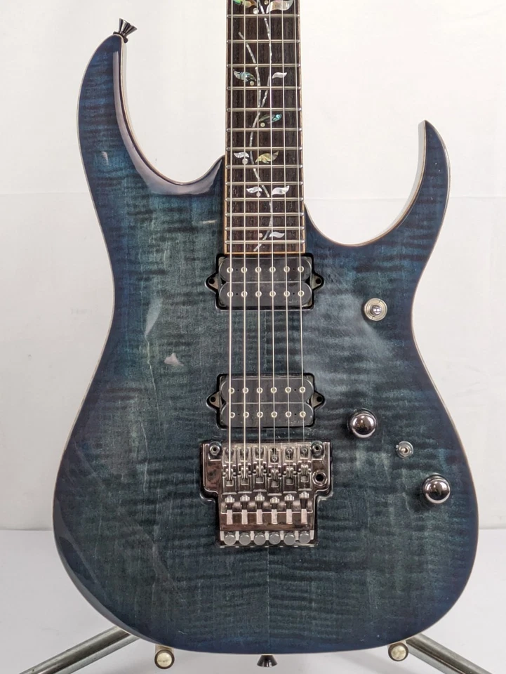 IBANEZ J-CUSTOM RG8520-SDE JAPAN 2018 Sodalite Blue Electric Guitar  (EC1042014) - Image 3 of 4