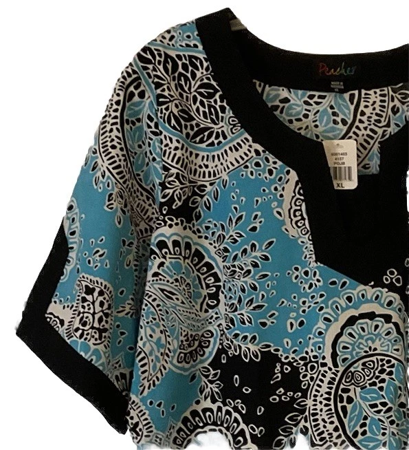 Lot Of 2 NWT And NWOT Peaches Scrub Tops Sz XL 2 Top 1 Shipping Cost - Image 3 of 4