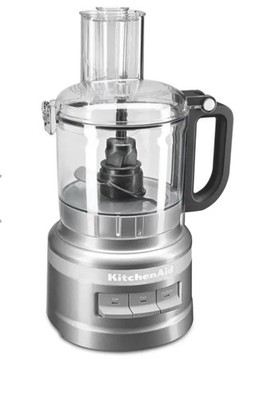 KitchenAid 7 Cup Food Processor  Matte Silver 1.7 Liter - New in Box