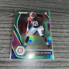2021 Panini Prizm Draft Picks Collegiate Dylan Moses #140 Alabama Crimson Tide