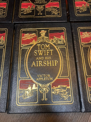 Easton Press TOM SWIFT Wireless Message Runabout Submarine Boat Motorcycle RARE! - 第 15/17 張圖片