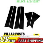 6X Pillar Post Door Trim Black For Honda Civic Sedan 22-25 Car Accessories 1~10X