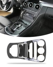 Center Console Gear Shift Panel Frame Cover Trim, Carbon Fiber Pattern Style,...