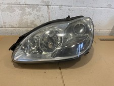 MERCEDES CLASSE S FARO SINISTRO ALOGENO LIFTING LAMPADINA E COVER POSTERIORI MANCANTI!