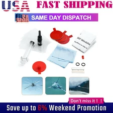 Glass Windshield Repair Tool Kit Fix Car Wind Glass Windscreen Chip Crack!