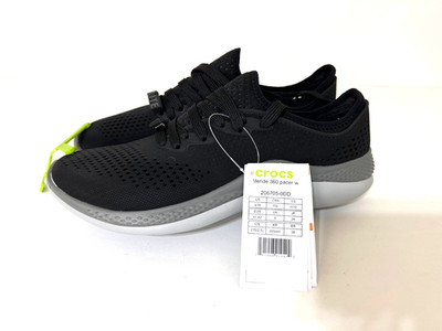 NWT Crocs Women's size 10 Black Sneakers Literide 360 Pacer Lace Slip On