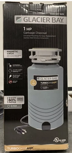 Glacier Bay TurboGrindMax 1009 507 829 Garbage Disposal 10-US-GB1000-SL