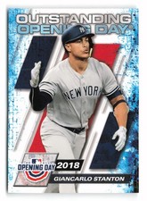 2021 Topps #OOD-5 Giancarlo Stanton Outstanding Opening Day New York Yankees