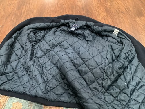 Gap Blue Wool Double Breasted Peacoat Mens Size Small - Picture 4 of 5