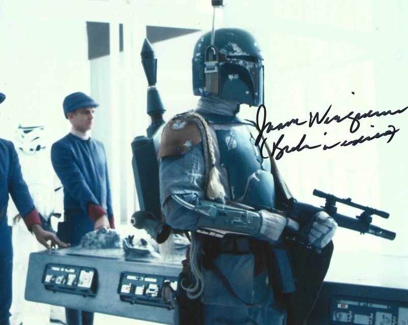 JASON WINGRENN (+2015) - Actor - Empire Strikes Back - Boba Fett-Autograph Photo