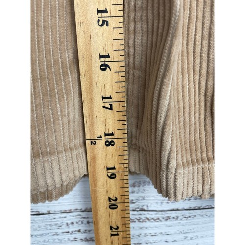 Forever 21 Plus 2X Tan Corduroy Denim Mini Skirt NEW Festival Concert Neutral - Picture 7 of 8