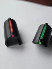 Fiber Optic Sight - 12ga / 20ga  Shotgun - Clip On - High Visibility - 2 Pack 