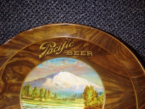Circa 1910 Pacific Beer Tray, Pacific Brewing and Malting, Tacoma, Washington - Picture 3 of 4