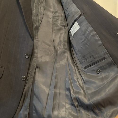 BURBERRYS Men's Navy Blue Wool Blazer - Picture 9 of 12