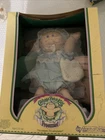 Vintage 1985 Cabbage Patch Kids Doll Blue Dress w/ Box & Papers - Kmart