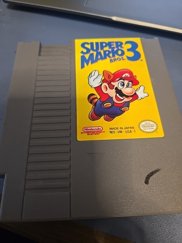 Original Super Mario Bros 3 Nintendo NES 1985 Untested , W/ Sleeve - Picture 5 of 6