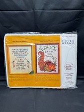 Vintage The Creative Circle Cross Stitch Kit Welcome Sampler 1605 8x10