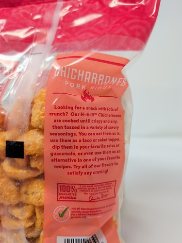 HEB Chicharrones Pork Rinds Hot & Spicy Flavor 5 Ounce Bag - Photo 5/5