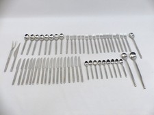 59 Besteck Teile Mono Oval von Peter Raacke  Design Inox Edelstahl 18 / 8