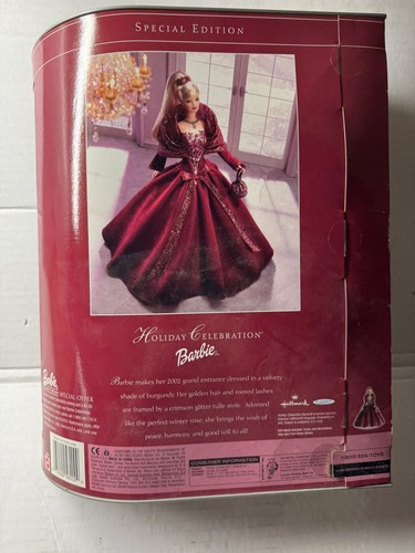Barbie Holiday Celebration Barbie 2002 Special Edition Mattel Neu in OVP - Vintage - Bild 6 von 9