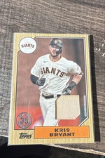 2022 Topps Series 1 - 1987 Topps Baseball Relics Kris Bryant #87R-KB (MEM)