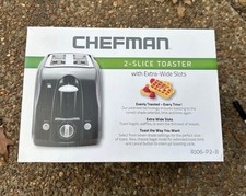Chefman 2-Slice Toaster Wide Slots - RJ06-P2-...