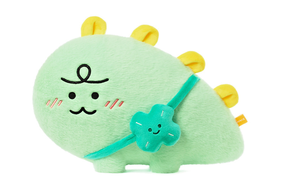 Kakao Friends Fluffy Jordy Lucky Doll Jordy Plush Cushion Deco Toy