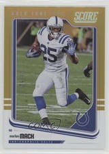 2018 Score Gold Zone 8/50 Marlon Mack #136 3l1