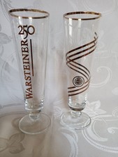 Warsteiner Sonderedition 2 x Bierglas 250 Jahre Jubil&auml;um Goldrand
