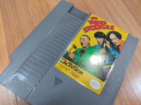 Gem MINTY BOX CIB Three Stooges complete in nintendo nes collector CLEAN lot VGC