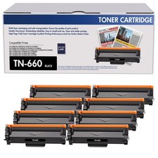 8PK TN-630 TN660 Toner Cartridges Replacement For Brother MFC-L2700DW HL-L2300D