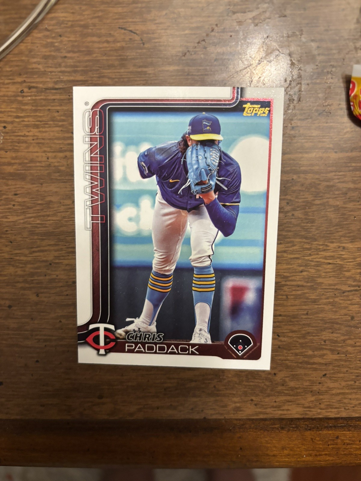 2025 Topps Update #US73 Chris Paddack Golden Mirror Variations