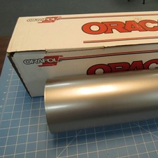 Silver Grey Metallic 651 Oracal 24 X 50 Sign Vinyl For Decals Lettering