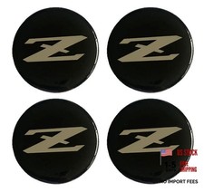 4X Wheel Center Hub Cap Stickers Emblem Decal Not Vinyl for Black 1.75 inches