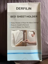 4 Pieces Bed Sheet Holders Fasteners for Keeping Sheets Tight