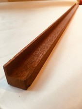 Mahogany Hardwood Planed L Shape Moulding Craft Hobby  DIY 2 ft 5 inch Long